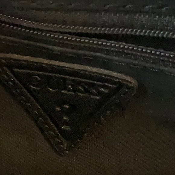 GUESS SATCHEL ALL LEATHER BAG - Picture 4 of 9